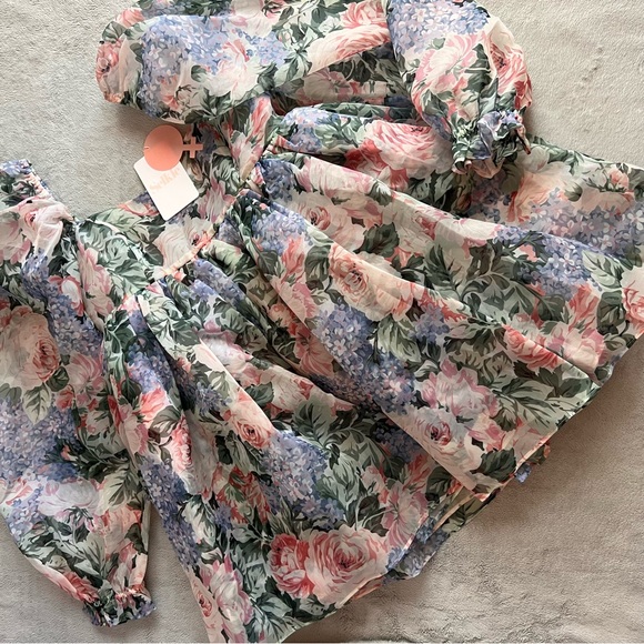 Selkie Dresses & Skirts - NWT Selkie My So-Called Life Puff Long Sleeve Organza Babydoll Dress Medium Sz M